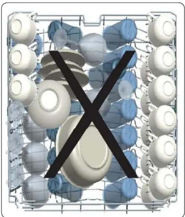 Image rendue en 3D d'objets circulaires blancs et bleus disposés en grille, avec un grand symbole noir en forme de 'X' en superposition (aucun texte ni symbole présent).