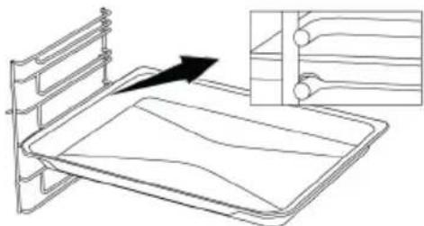 Line drawing of a hospital bed with an arrow indicating direction, showing internal structure and ventilation system (no text or symbols)