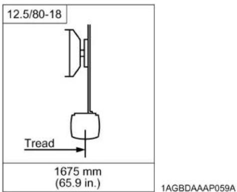 12.5/80-18 Tread 1675 mm (65.9 in.) 1AGBDAAAP059A