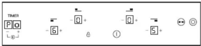 TIMER P O - + L R - 6 + - 8 + 6 - 8 + - - - 5 + ①