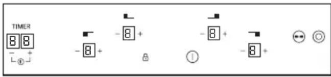 TIMER 8 8 - L + -8 + -8 + -8 + -8 + ①