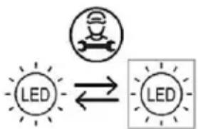 graph LR A["LED"] <--> B["LED"]