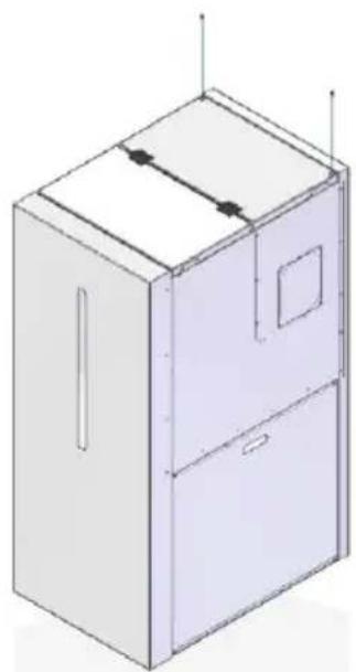 Baxi CBP Matic 24 - Installing the storage unit on the right side of the boiler - 17