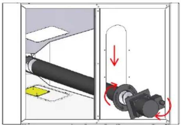 Baxi CBP Matic 24 - Installing the storage unit on the left side of the boiler - 9