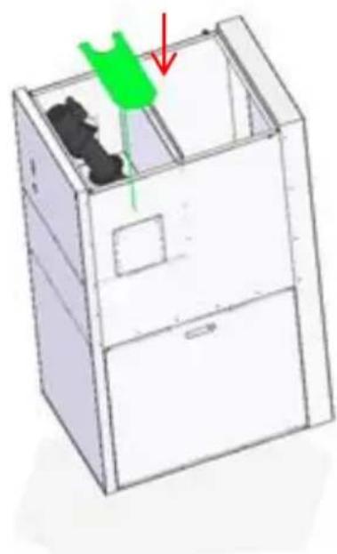 Baxi CBP Matic 24 - Instalação do silo à esquerda da caldeira - 9