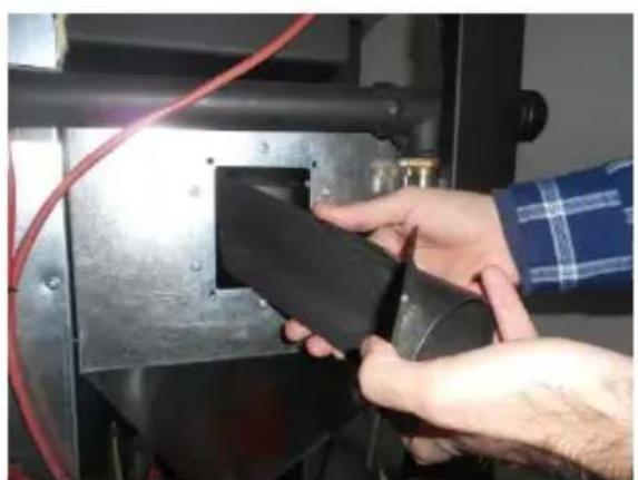 Baxi CBP Matic 24 - Installing the storage unit on the right side of the boiler - 6