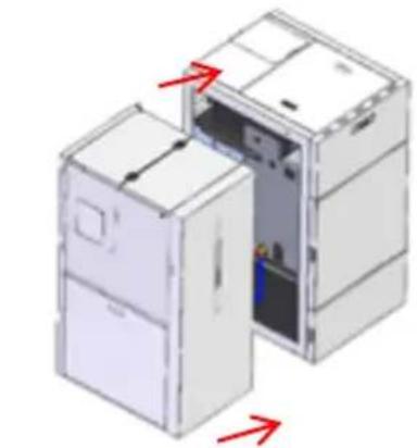 Baxi CBP Matic 24 - Installing the storage unit on the left side of the boiler - 29