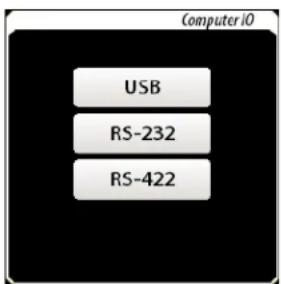 Computer i0 USB RS-232 RS-422