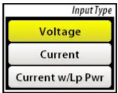 Input Type Voltage Current Current w/Lp Pwr