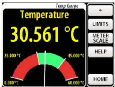 Temperature 30.561 °C | Zone | Value | |---|---| | Red | 25.000 °C | | Green | 45.000 °C | | Yellow | 60.000 °C |