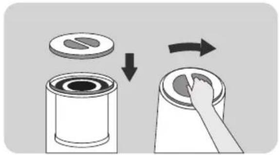 TCL Breeva A3W - Eemaldage filter - 3