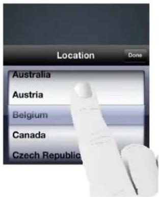 Location Done Australia Austria Belgium Canada Czech Republic