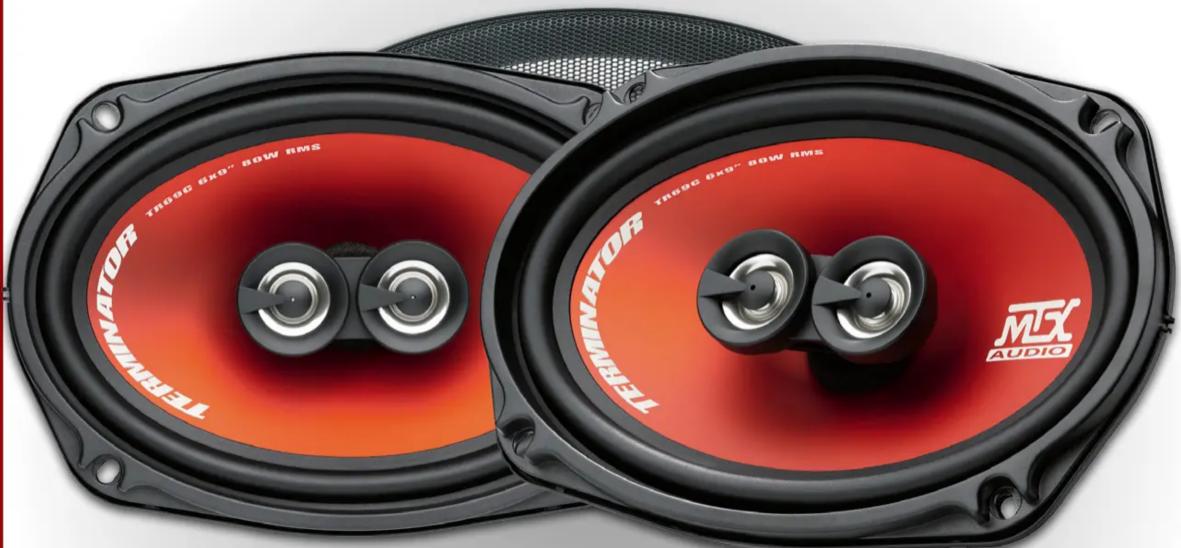 MTX Audio TR69C - 16x23cm (6x9") Coax Speakers 40 80W RMS - 1