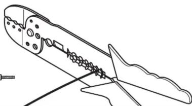Line drawing of a mechanical component with internal gears and a handle (no text or symbols)