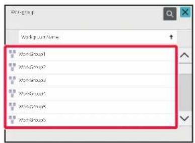 Workgroup Workgroup Name WorkGroup1 WorkGroup2 WorkGroup3 WorkGroup4 WorkGroup5 WorkGroup6