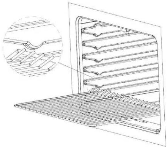 Thor HRD3606ULP - Positioning the shelves - 4