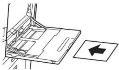 Technical line drawing of a mechanical component with an arrow indicating direction (no text or symbols present)
