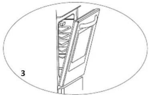 LG LF98V05S - Снятие дверцы духового шкафа - 2