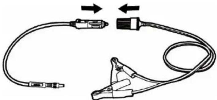 Autel MaxiSYS MS908CV - To connect the clipper cable - 1