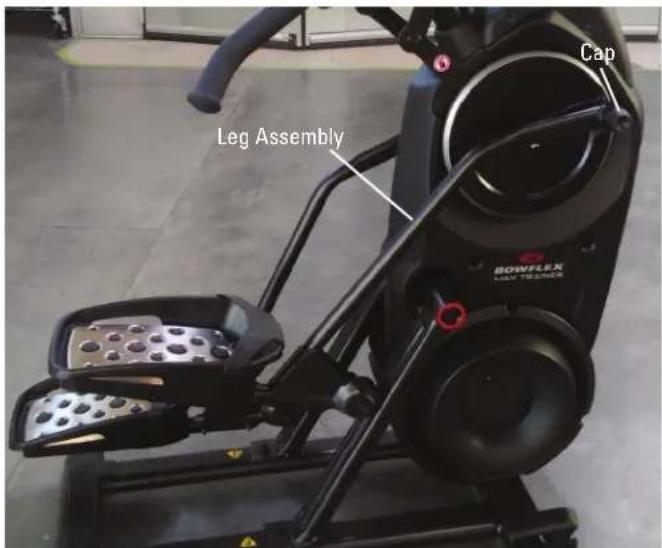 Cap Leg Assembly BOWFLEX SWEI TROZEN