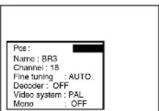 PANASONIC NV-FJ620ECYK - Manual Tuning - 7