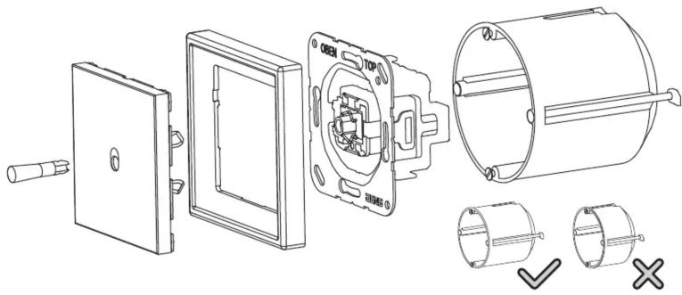 Exploded view diagram of an electric motor showing internal components and assembly (no text or labels)