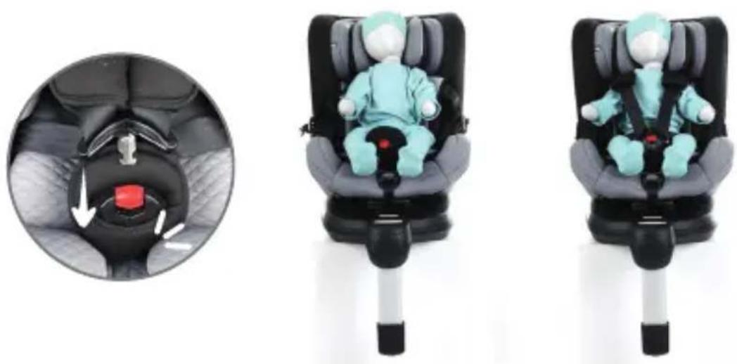 Mountain Buggy Safe Rotate - Ne pas utiliser le siège-auto sur les sièges dotés de l'airbag frontal! - 3
