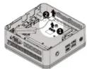 GIGABYTE GB-BRR5H-4500 - D) BRIX s Support Additional SATA 6Gbps HDD: How to Install 2.5" HDD - 6