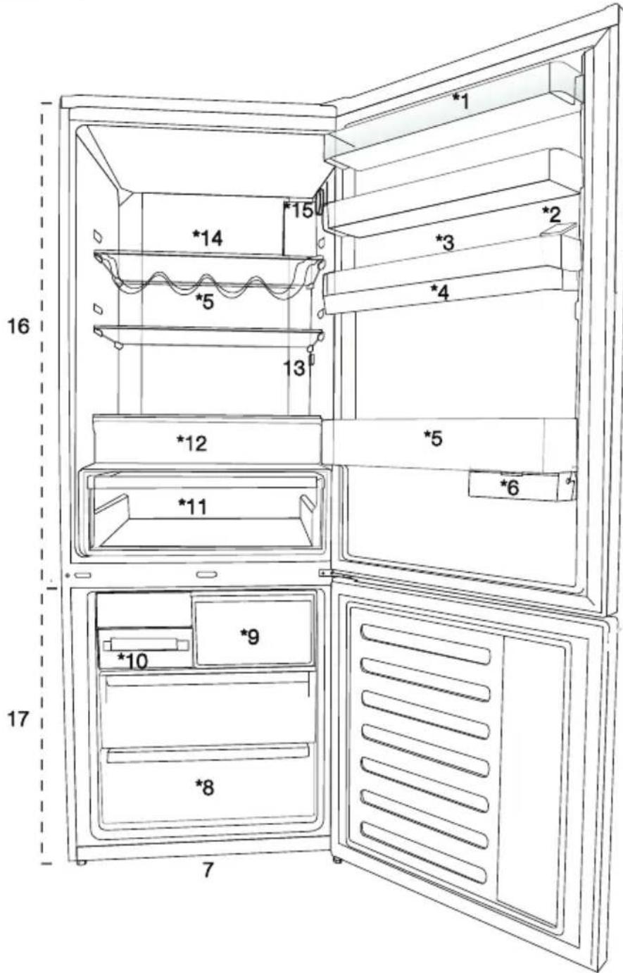 BEKO RCNE560E60ZGBHN - Frigoriferi juaj - 1