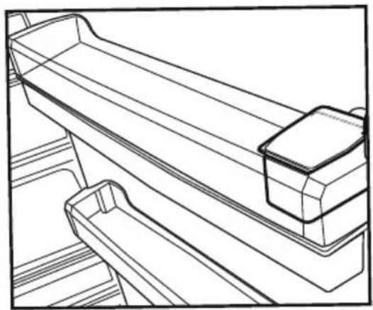 Technical line drawing of a mechanical component or bracket assembly.