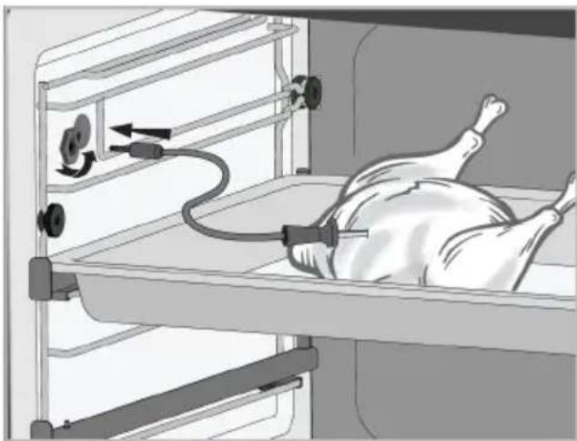 Illustration of a person lying on a bed with a medical device attached, showing no text or symbols.