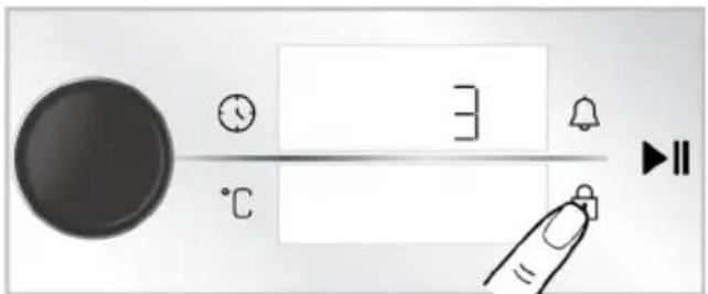 BEKO BBIMM12400XCSW - Activar el bloqueo de teclas - 1