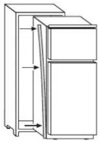 CANDY CBDP 2364/1 - INVERSER LE SENS D'OUVERTURE DES PORTES - 7