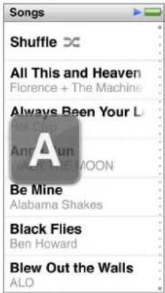 Songs Shuffle All This and Heaven Florence + The Machine Always Been Your L A Be Mine Alabama Shakes Black Flies Ben Howard Blew Out the Walls ALO