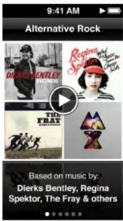 9:41 AM Alternative Rock DIERKS BENTLEY Regina Spektor The Fray & others Based on music by: Dierks Bentley, Regina Spektor, The Fray & others