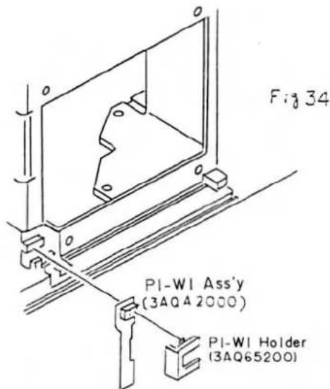 Fig 34, PI-WI Ass'y (3AQA 2000), Support PI-WI (3AQ65200)
