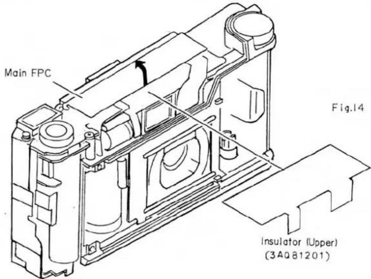 FPC principal ; Fig.14 ; Isolant (supérieur) (3AQ81201)