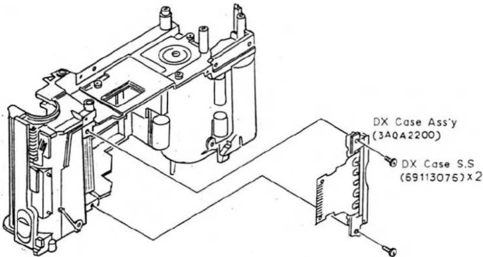 Boîtier DX Ass'y (3A0A2200), Boîtier DX S.S (69113076) ×2