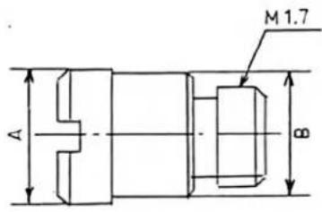 M 1.7, A, B