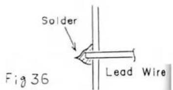 Soudure, fil conducteur, Fig 36