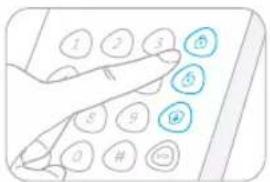 1 2 3 8 9 0 # ①
