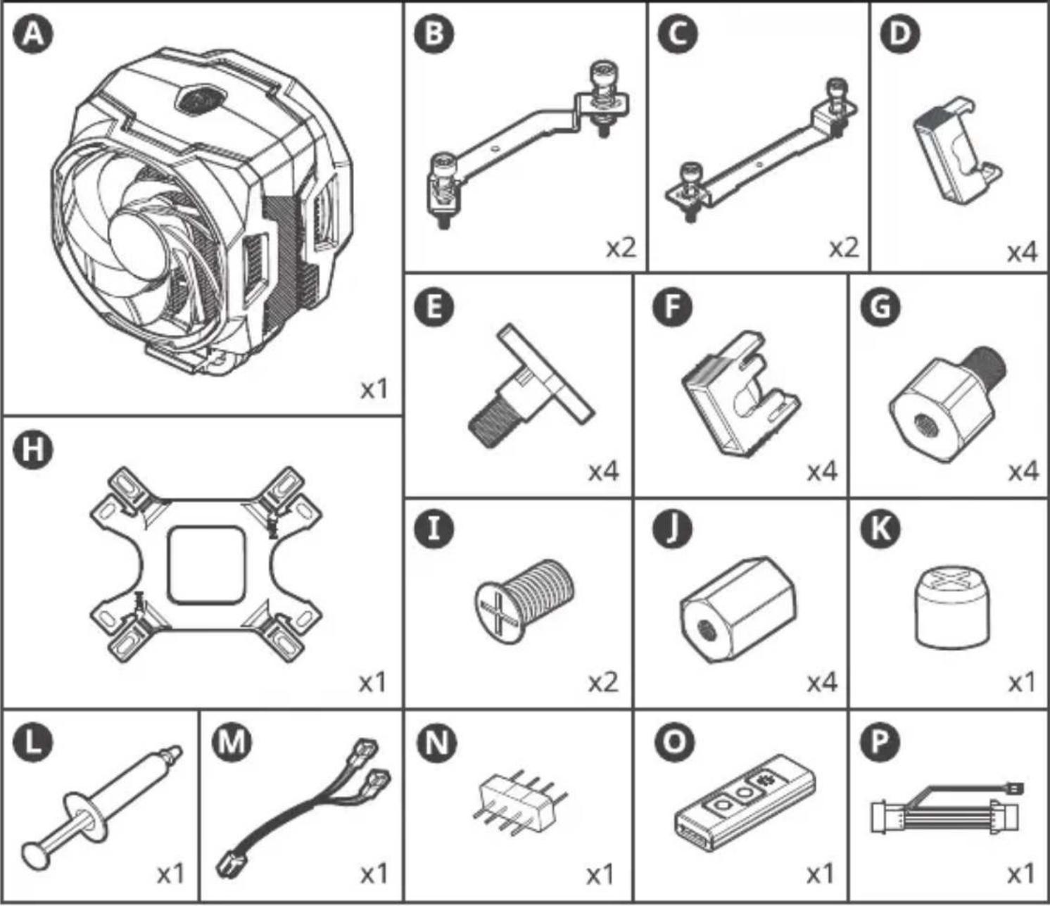 COOLER MASTER MasterAir MA610P - 01.Package Content - 1