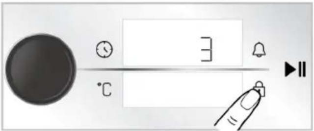BEKO BBIS13400XMSWAE - Activar el bloqueo de teclas - 1