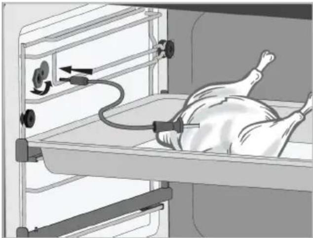 Illustration of a person lying on a bed with a medical device attached, showing no text or symbols.