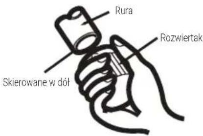 Rura Rozwiertak Skierowane w dół