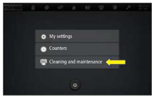 My settings Counters Cleaning and maintenance