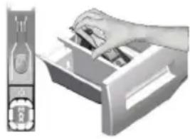 BEKO WUE 6512 BA - Curățarea sertarului de detergent - 1