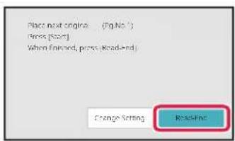 Place next engine (Pg No.) Press [Score] When Enloaded, press [Read-End] Change Setting Read-End