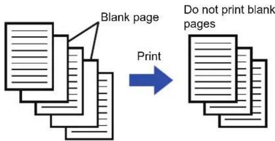 Blank page Print Do not print blank pages