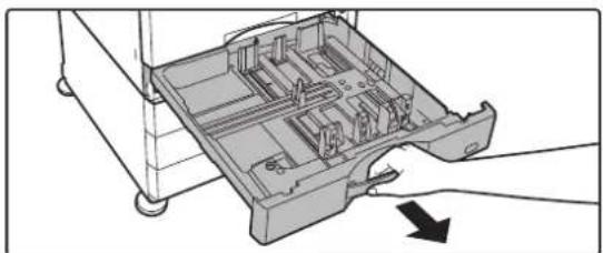 Technical illustration of a mechanical assembly with internal components and a downward arrow indicating motion (no text or symbols)